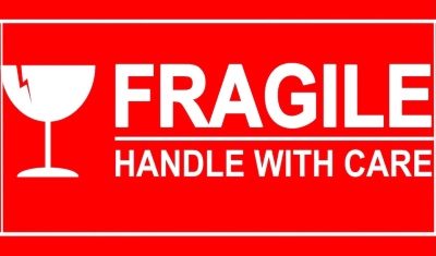 Nexuscorp-International Fragile sticker