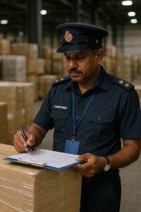 Custom Officer Checking Cargo-Nexuscorp Pty Ltd
